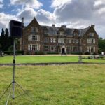 Outdoor perimeter PA system hire